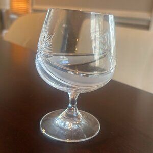 Vintage Crystal Red Wine Glass